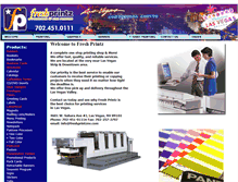 Tablet Screenshot of freshprintznv.com